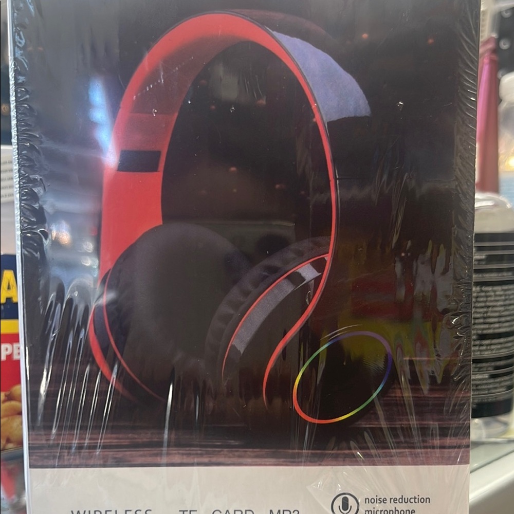 Kids Wireless Red Headphones